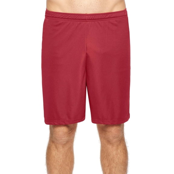 Expert Brand USA-Made Men's DriMax™ Athletic Impact Shorts, Cardinal, Small