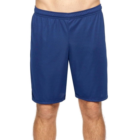 Expert Brand USA-Made Men's DriMax™ Athletic Impact Shorts, Navy, Small