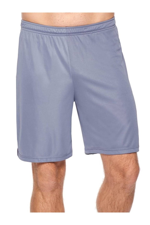 USA-Made Men's DriMax™ Athletic Impact Shorts, Steel, Large