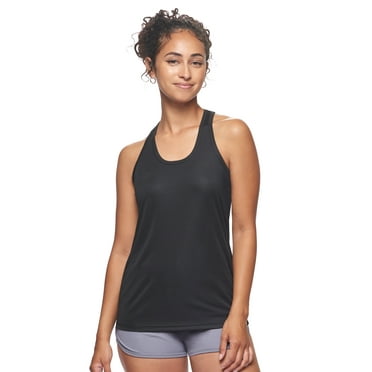 Expert Brand USA-Made Women's DriMax™ Athletic Tank Top, Black, XXL