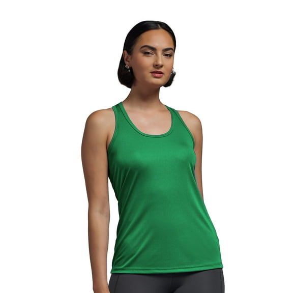 Expert Brand USA-Made Women's DriMax™ Athletic Tank Top, Kelly Green, XXL