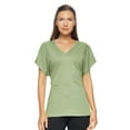 thumbnail image 1 of Expert Brand USA-Made Women's MoCA Cotton Blend Cinch Back Tie Tunic, Meadow, Medium, 1 of 8