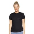 thumbnail image 1 of Expert Brand USA-Made Women's Oxymesh™ Athletic Crewneck T-Shirt , Black, Small, 1 of 4