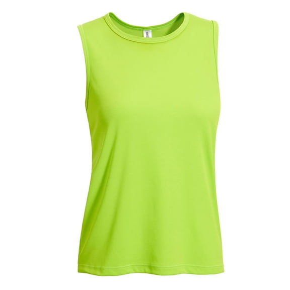 Expert Brand USA-Made Women's Oxymesh™ Athletic Sleeveless T-Shirt, Key Lime, Medium