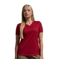 thumbnail image 1 of Expert Brand USA-Made Women's Oxymesh™ Athletic V Neck T-Shirt, Red, XXL, 1 of 6