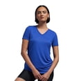 thumbnail image 1 of Expert Brand USA-Made Women's Oxymesh™ Athletic V Neck T-Shirt, Royal Blue, Small, 1 of 6