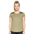 thumbnail image 1 of Expert Brand Women's Airstretch Lite Breeze Tee T-Shirt, Olive, XL, 1 of 6
