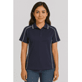 thumbnail image 1 of Expert Brand Women's Oxymesh™ Dry Fit Athletic Malibu Polo Shirt, Navy, Medium, 1 of 7