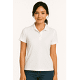 thumbnail image 1 of Expert Brand Women's Oxymesh™ Dry Fit Athletic Polo Shirt, White, XXL, 1 of 7