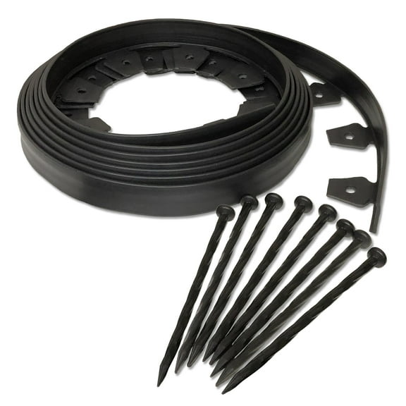 Expert Gardener 1.5" x 20' No-Dig Kit, Black