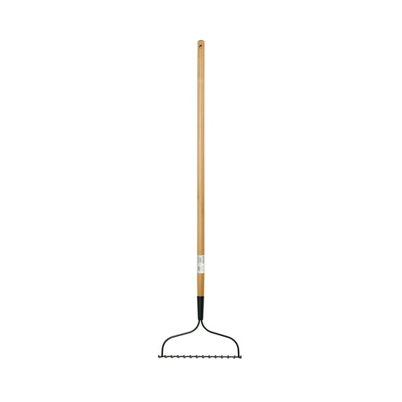 Expert Gardener 14-inch Wood & Steel Tine Bow Rake