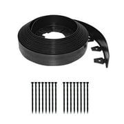 Expert Gardener 2.5 in x 40 ft Black No-Dig Landscape Edging Kit