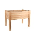 thumbnail image 1 of Expert Gardener 2ft high Natural Wood Small Elevated Garden Bed, 1 of 11