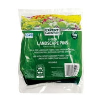 Expert Gardener 4” Weed Barrier Fabric Landscape Pins 100 pack