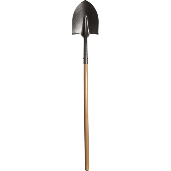 Expert Gardener 43" Steel Handle Round Point Shovel