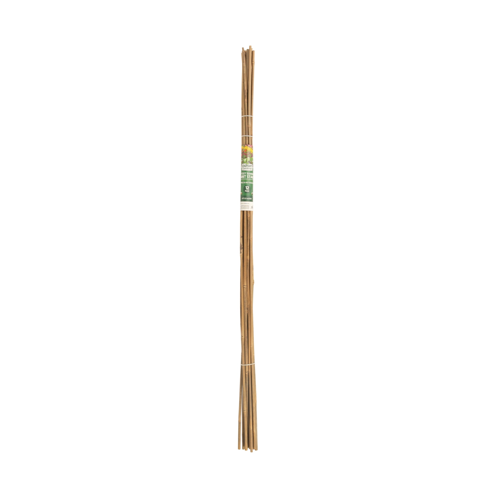 Expert Gardener 4ft Bamboo Stakes 12pc