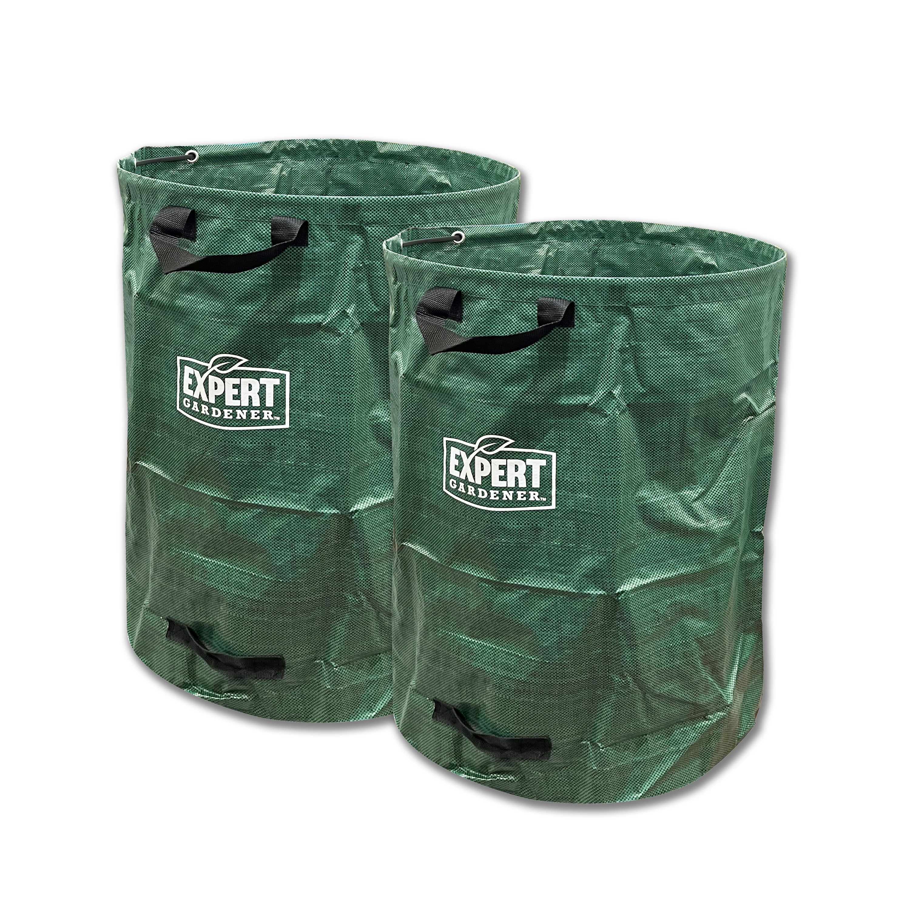 Expert Gardener 53 Gallon Leaf Bags, 2 Pack, Green