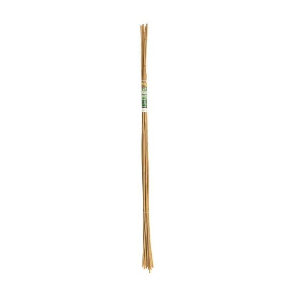 Expert Gardener Bamboo Plant Stakes, 5-Ft, Set of 12, Natural and Sustainable Garden Supports