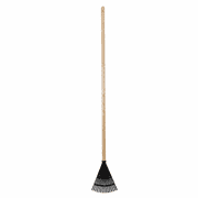 Expert Gardener 8-inch Wood and Poly Shrub Leaf Rake