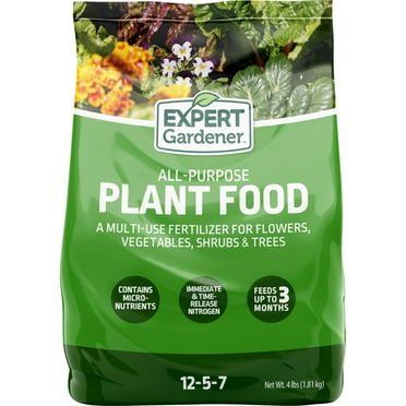 Expert Gardener All-Purpose Plant Food Fertilizer 12-5-7, 4 lb.