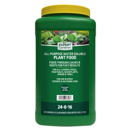 Expert Gardener All-Purpose Water Soluble Plant Food, 24-8-16 5 Pounds