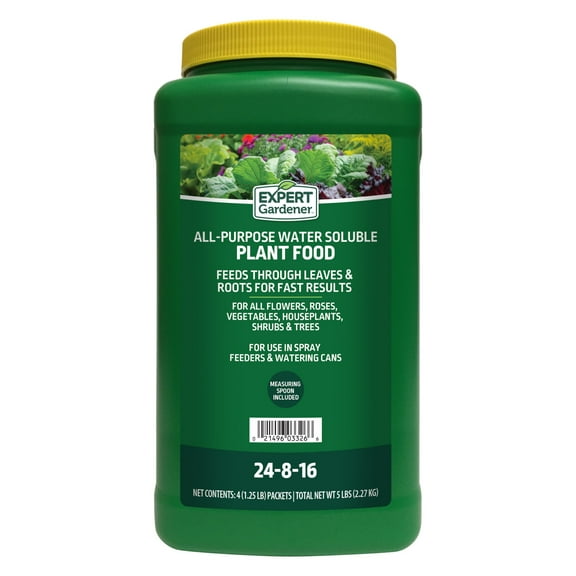 Expert Gardener All-Purpose Water Soluble Plant Food, 24-8-16 5 Pounds