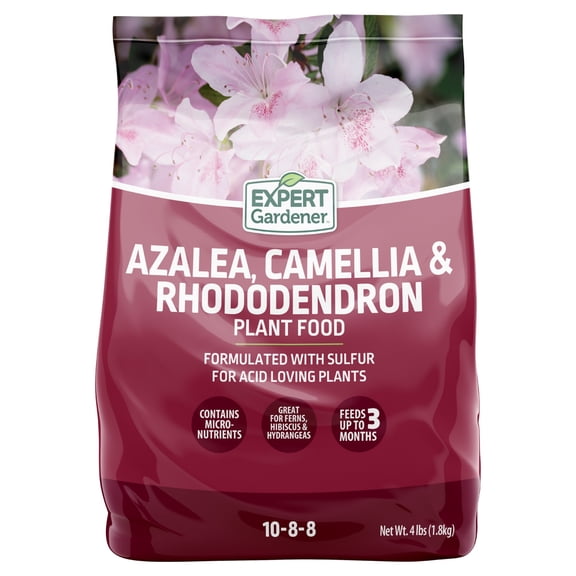 Expert Gardener Azalea, Camellia & Rhododendron Plant Food Fertilizer 10-8-8, 4 lb.