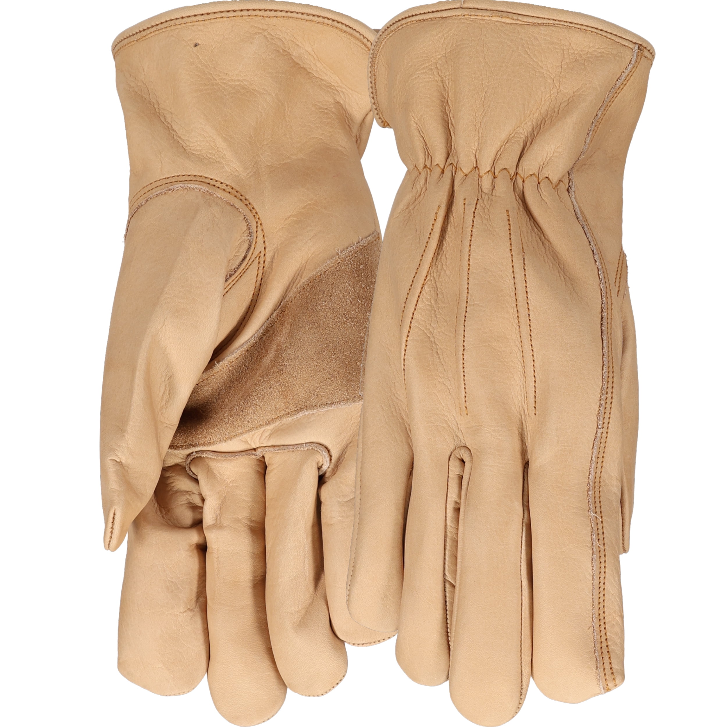 Expert Gardener Durable Leather Gloves Large for Outdoor Work