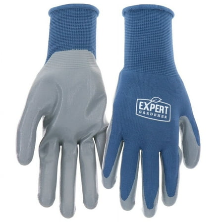 Expert Gardener Blue Nitrile Sustainable Gloves Medium