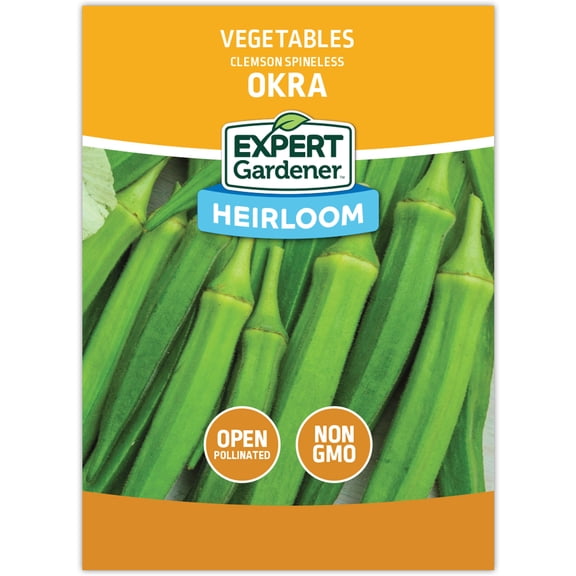 Expert Gardener Clemson Spineless Okra Vegetable