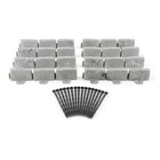Expert Gardener Faux Stone No-Dig Landscape Edging, 10-ft., Plastic, Gray