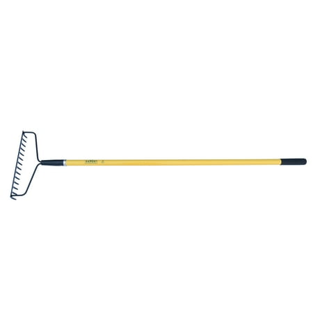 Expert Gardener Fiberglass 14 Tine Bow Rake with Vinyl End Grip