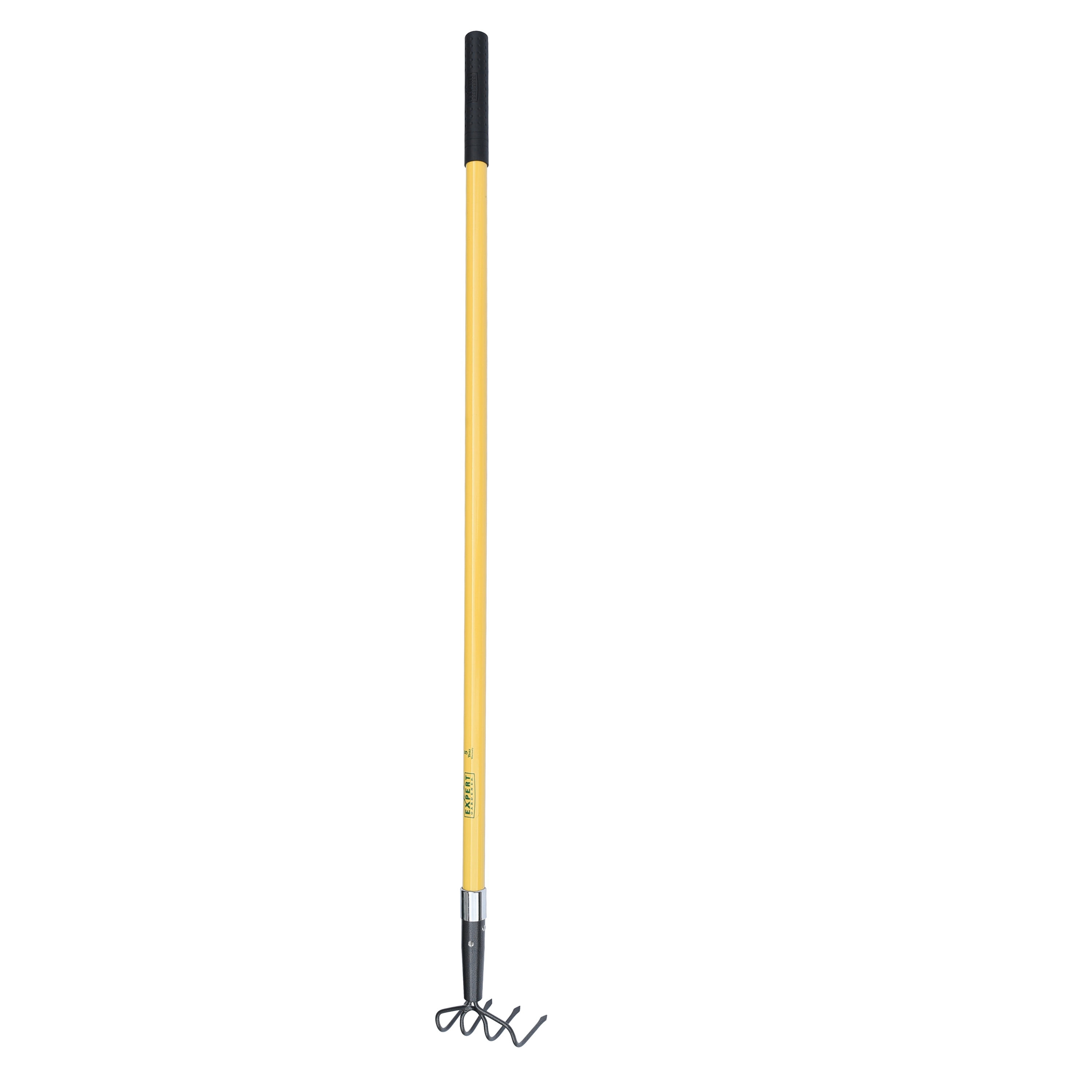 Expert Gardener Fiberglass Cultivator yellow, 53.15" Handle Length