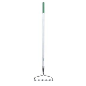 Expert Gardener Fiberglass Bow Rake with Comfort Grip and 14-Tine Design