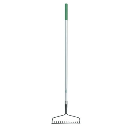 Expert Gardener Fiberglass Bow Rake with Comfort Grip and 14-Tine Design