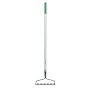 Expert Gardener Fiberglass Bow Rake with Comfort Grip and 14-Tine Design