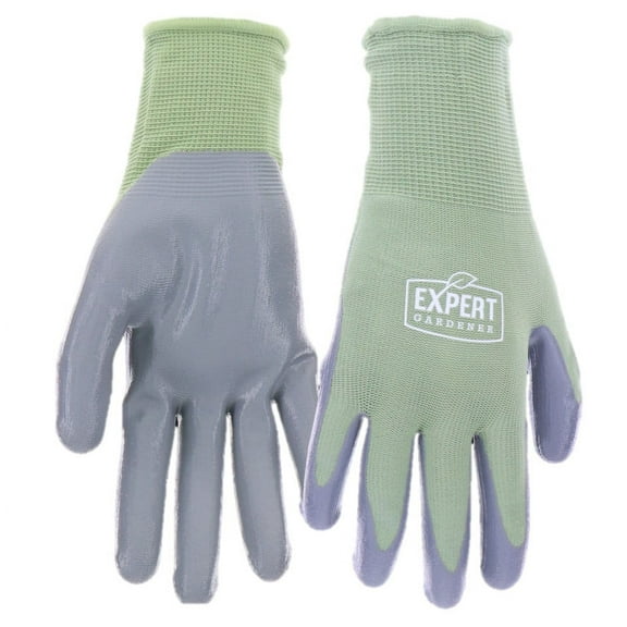 Expert Gardener Green Nitrile Sustainable Gloves Small
