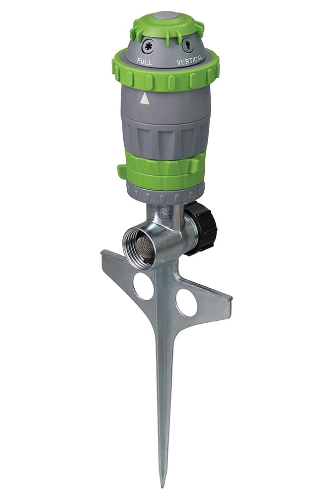 Expert Gardener H2O-Five Gear Drive Sprinkler with 5 Easy Pattern Adjustments; Rotary Sprinkler Head