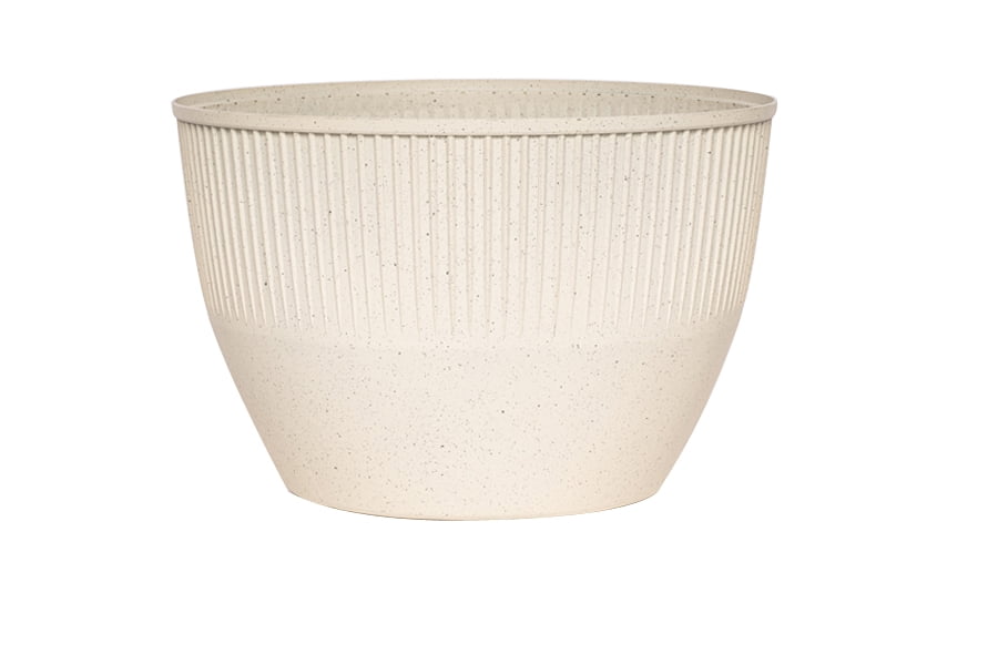 Expert Gardener Hose Pot in Resin with Built-in Drainage and Stone Finish 18" W x 18" D x 12" H