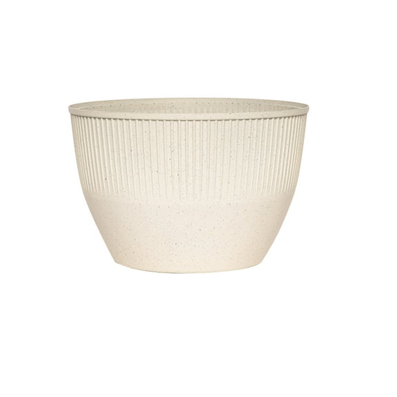 Expert Gardener Hose Pot in Resin with Built-in Drainage and Stone Finish 18" W x 18" D x 12" H