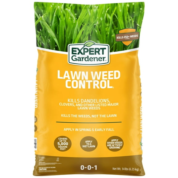 Expert Gardener Lawn Weed Control II Granule Herbicide, 14.2 lb. Covers 5,000 Sq. ft.