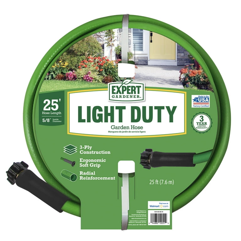 Expert Gardener Light Duty 5/8 x 25' Garden Hose