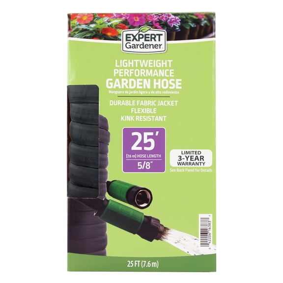 Expert Gardener Lightweight Performance Garden Hose 25 ft