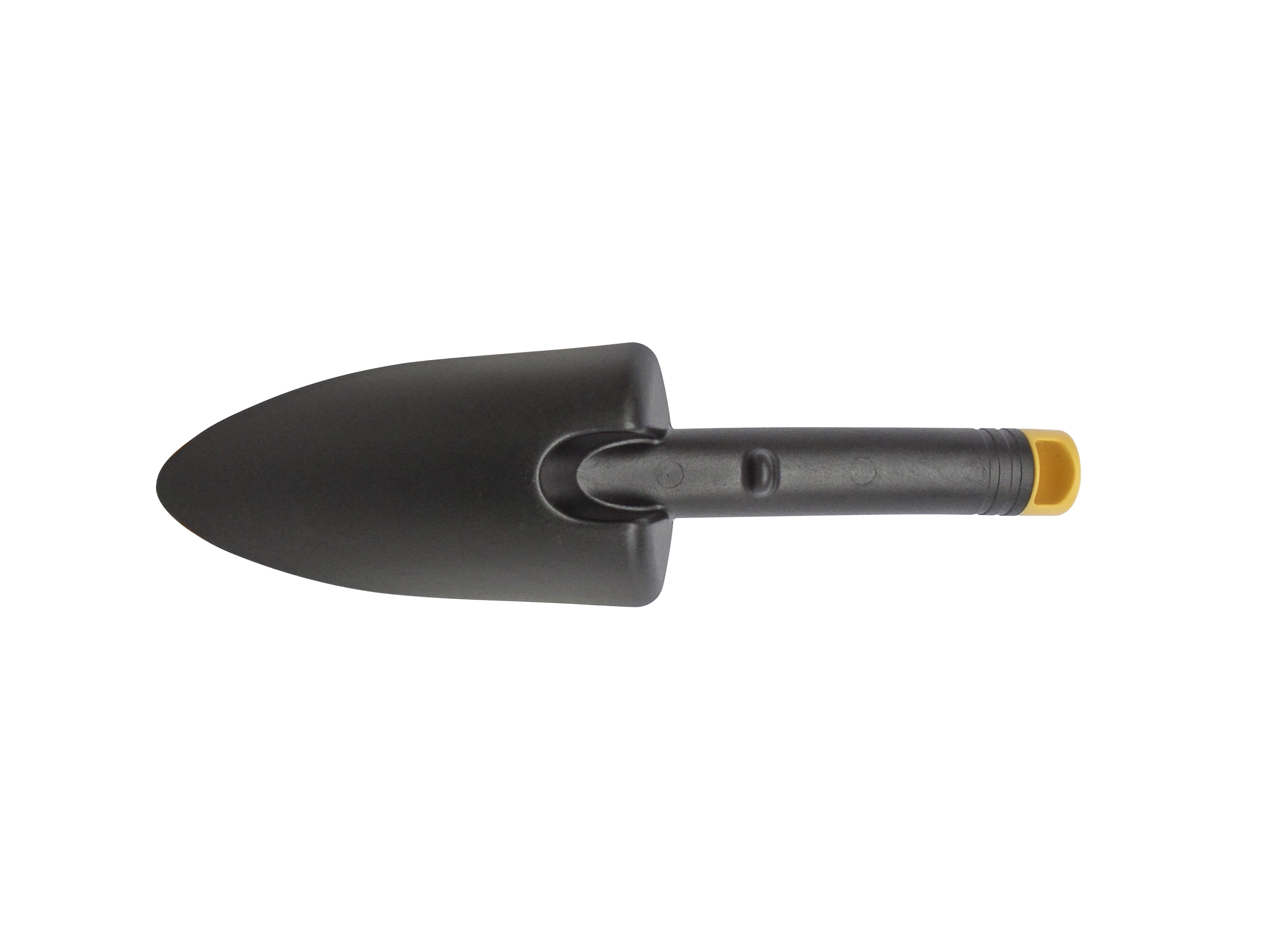 Expert Gardener Lightweight Plastic Gardening Trowel, Black and Yellow