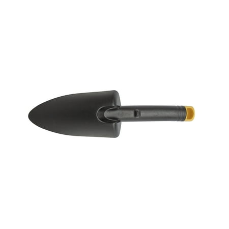 Expert Gardener Lightweight Plastic Gardening Trowel, Black and Yellow