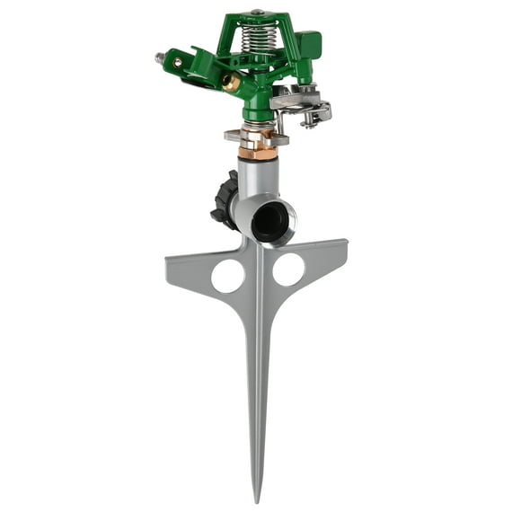 Expert Gardener 5600 sq ft Pulsating Spike Lawn Sprinkler