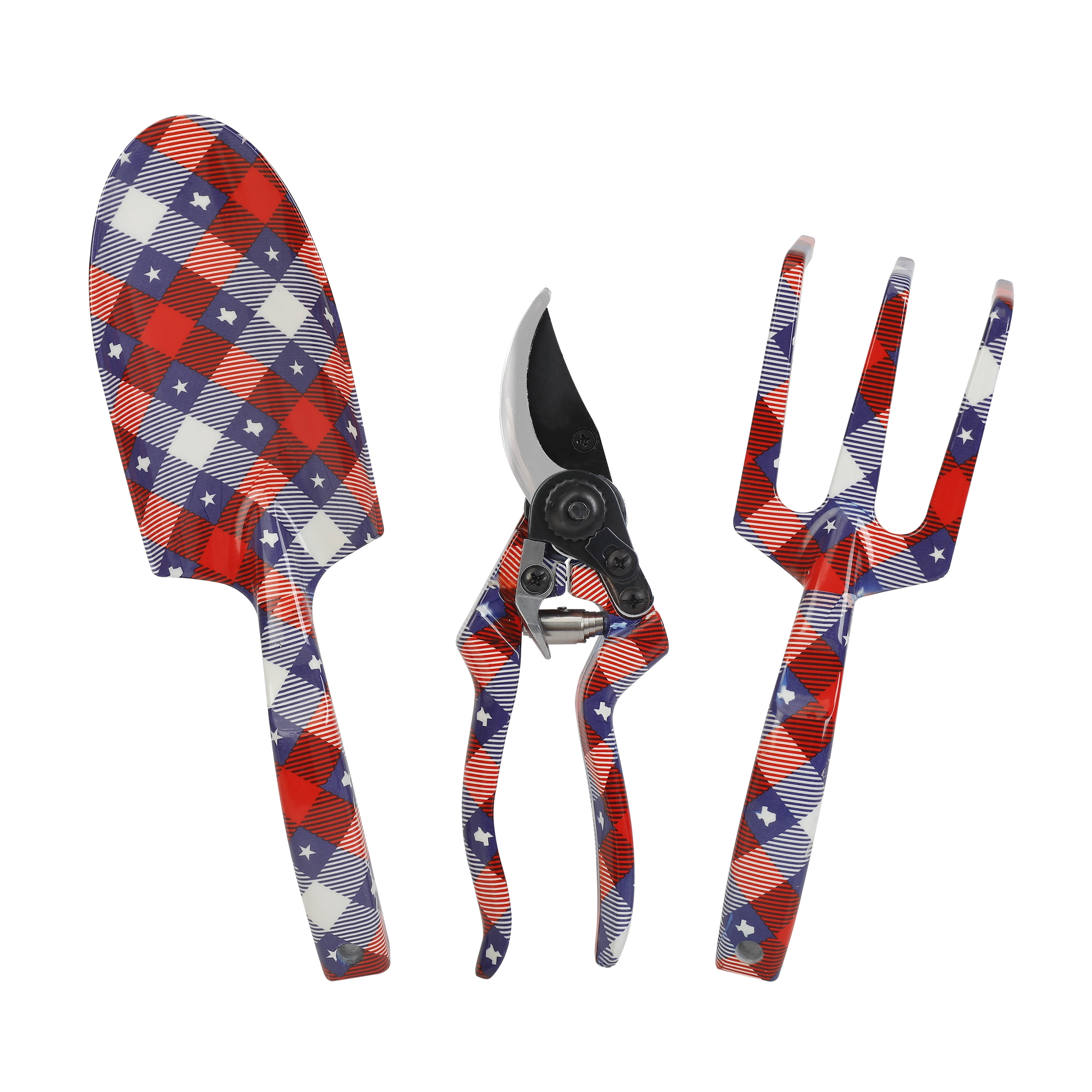 Expert Gardener, Metal, Texas Themed, 3-Piece Garden Hand Tool Set