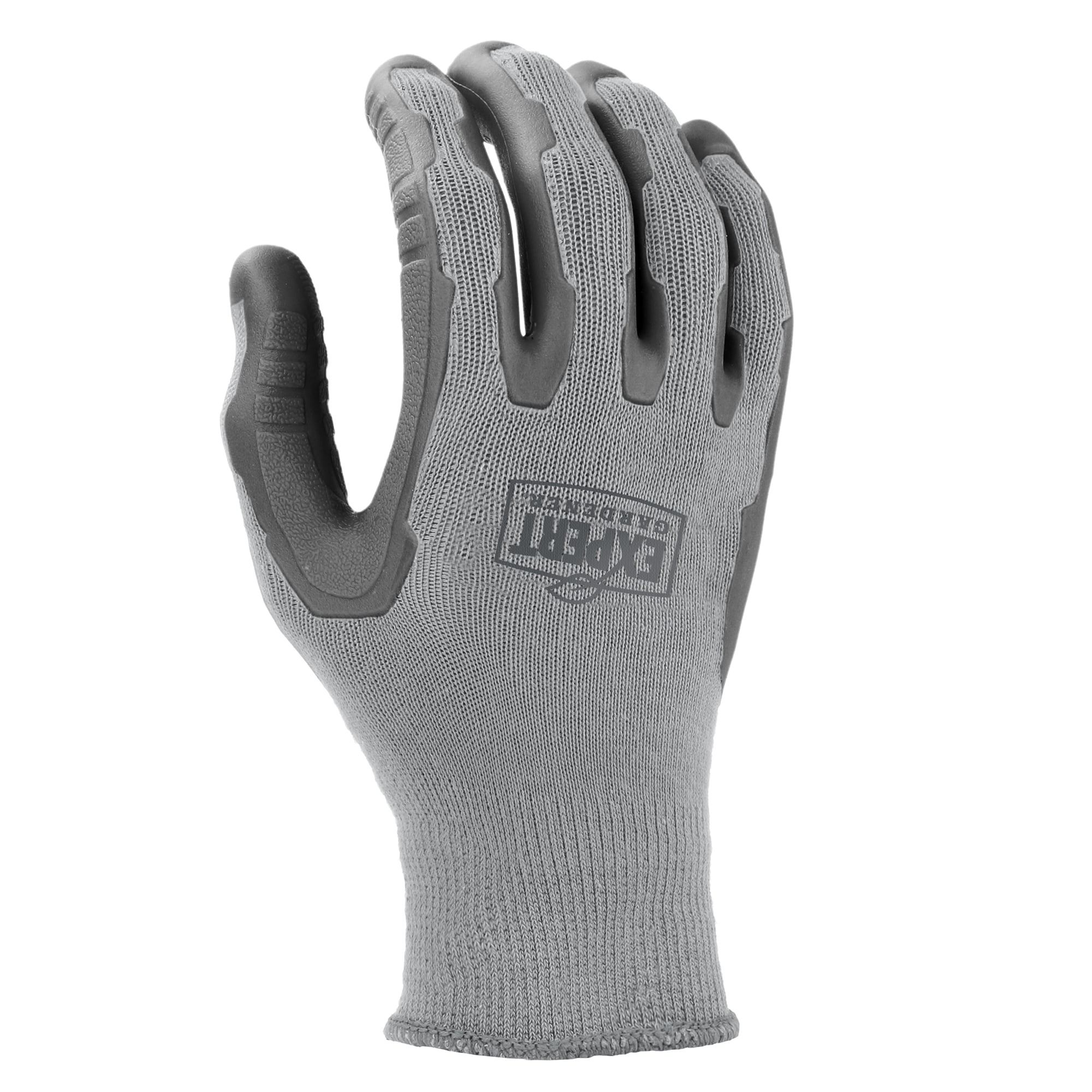 Expert Gardener No-Slip Grip Gloves Grey Small