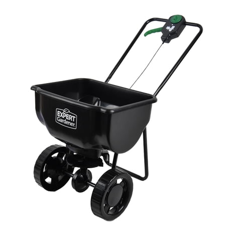 EXPERT GARDENER 66 LB CAPACITY PUSH BROADCAST SPREADER