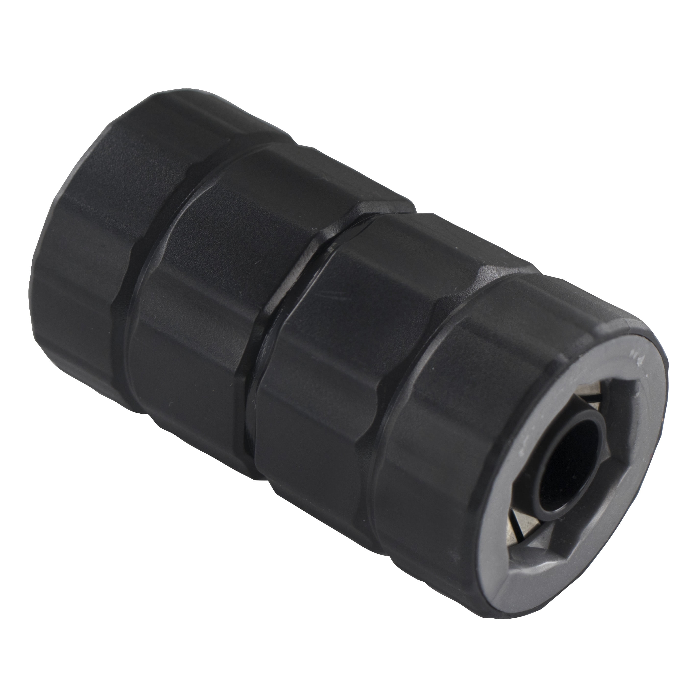 Expert Gardener PushFit 5/8" Repair Mender, Black, Plastic